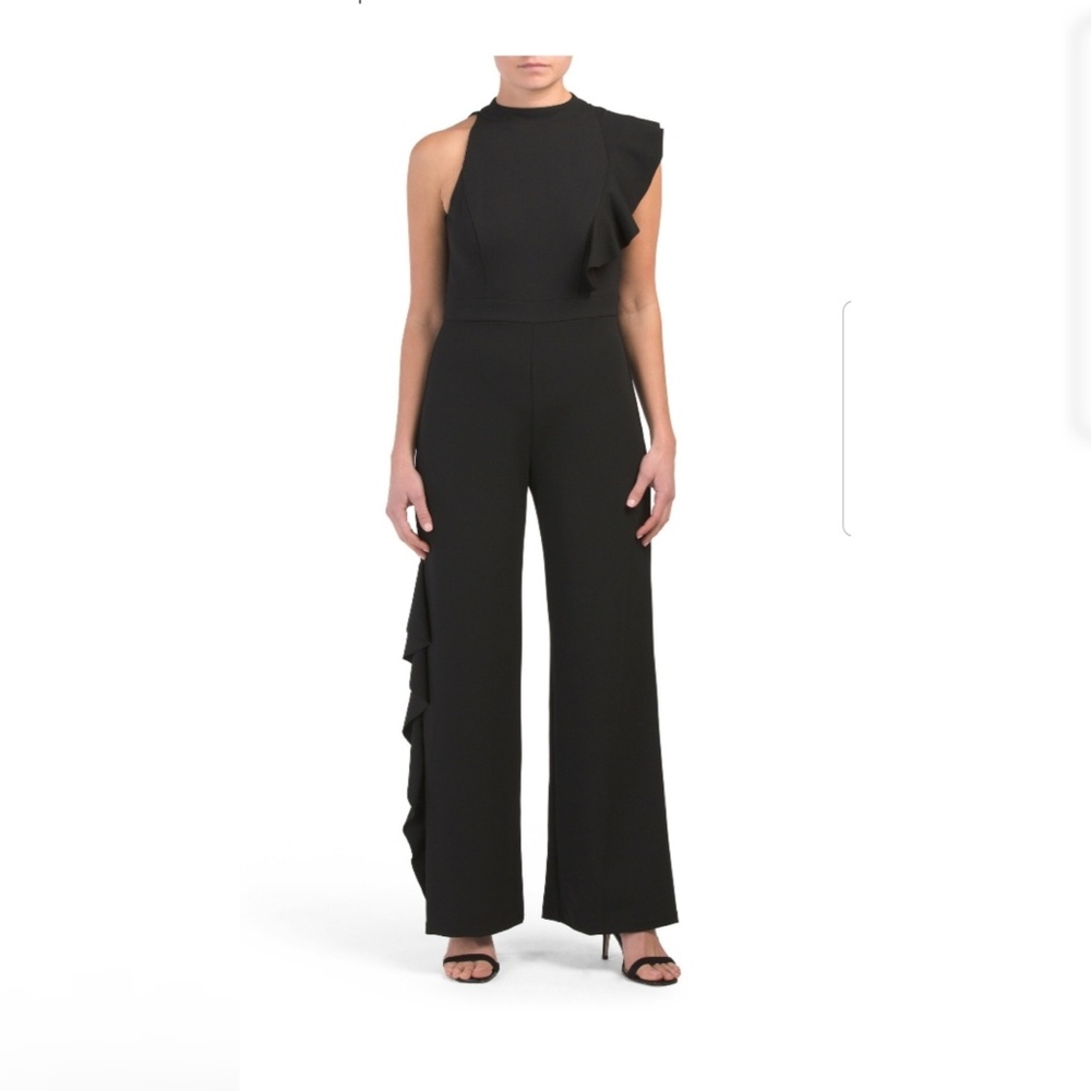 NWT Bebe Ruffled Jumpsuit